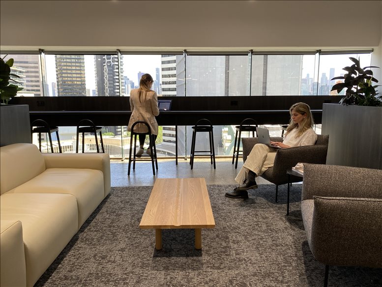 This is a photo of the office space available to rent on Hub @ 412 St Kilda Road, Lvl 12